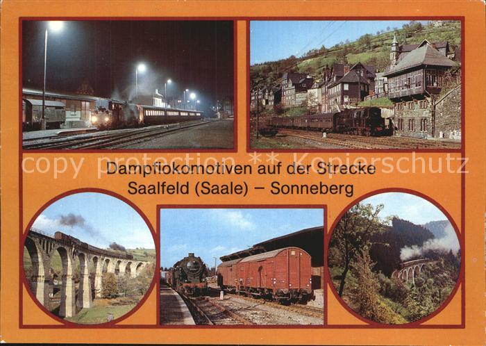 Lokomotive Dampflokomotiven Strecke Saalfeld Sonneberg Steinach Lauscha