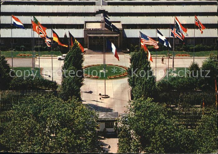 Rocquencourt Oise Supreme Headquarters Allied Powers Europe Aerial View