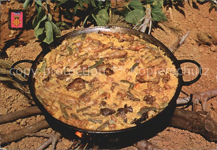 Lebensmittel Paella Valenciana Valencia
