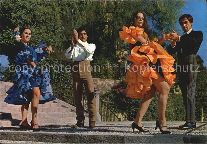 Tanz Taenzer Baile Andaluz Espana