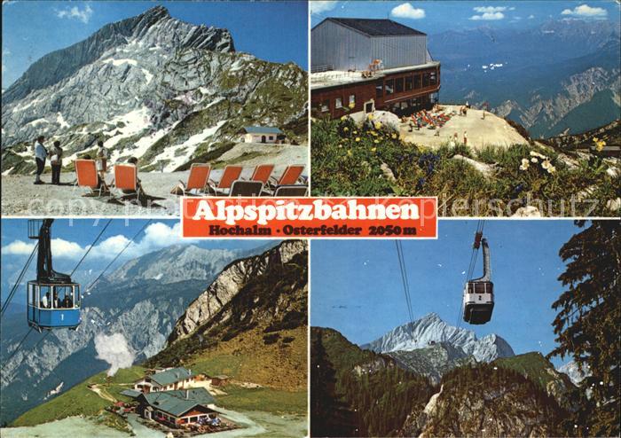 Seilbahn Alpspitzbahnen Hochalm Osterfelder Garmisch-Partenkirchen