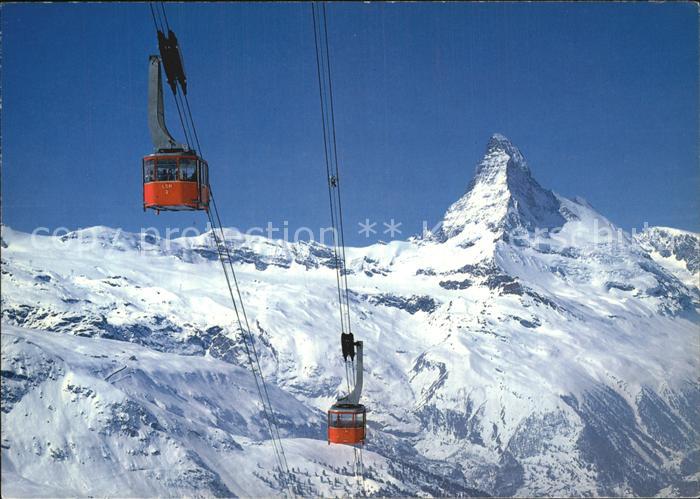 Seilbahn Rothorn Zermatt Matterhorn