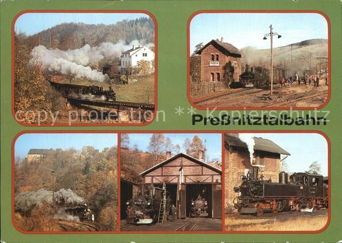 Lokomotive Pressnitztalbahn Lokschuppen Joehstadt Wolkenstein