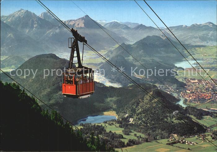 Seilbahn Tegelberg Schwangau Fuessen Brentenjoch Aggenstein