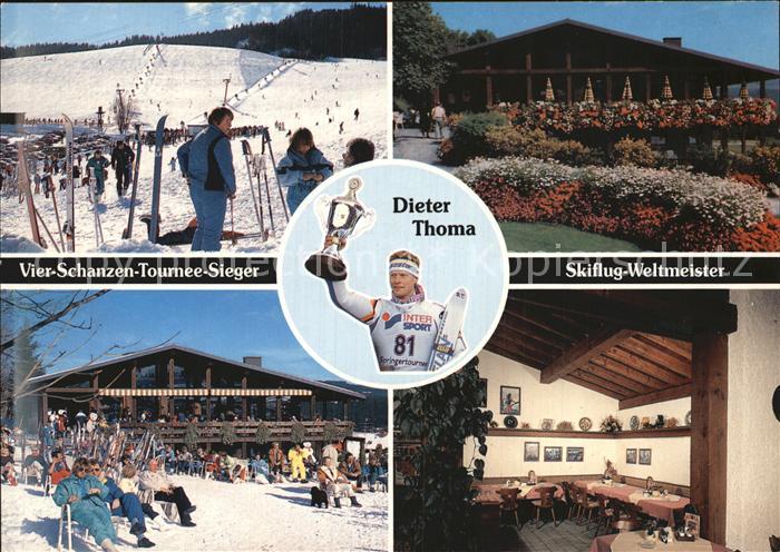 Skisport Skiflug-Weltmeister Dieter Thoma Hinterzarten