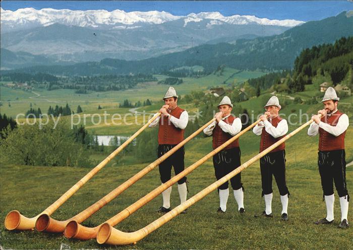 Alphorn Alphornblaeser Scheidegg Hagspiel