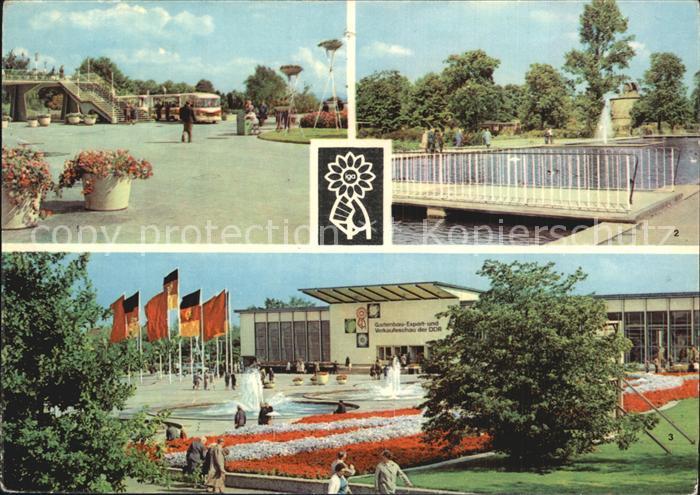 Gartenbauaustellung Erfurt Rendezvousbruecke Iga-Express Wasserachse