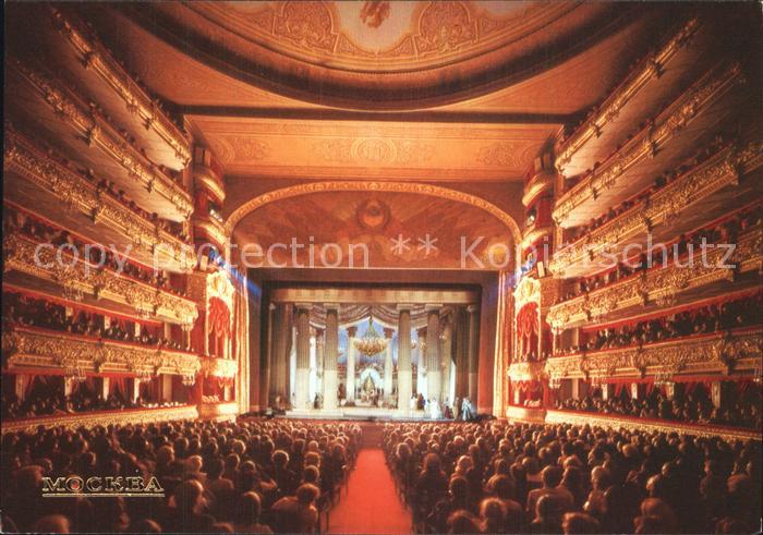 Theater Moscow Auditorium State Academic Bolsho