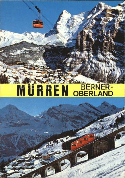 Zahnradbahn Seilbahn Muerren Berner Oberland