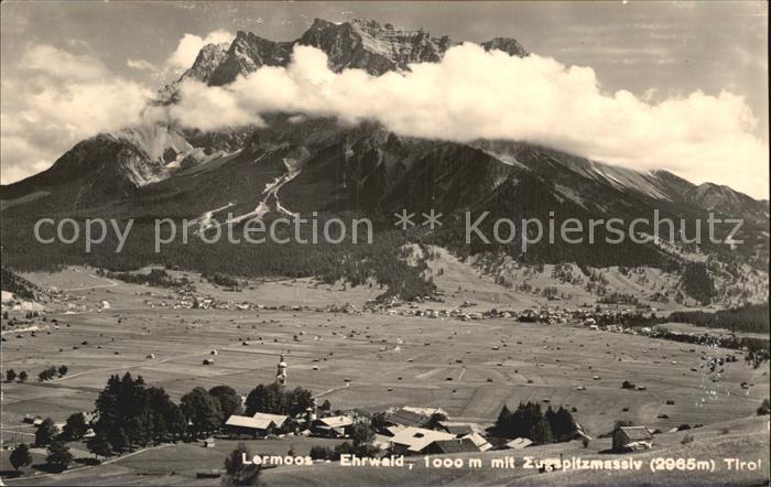 Lermoos Tirol mit Zugspitzmassiv