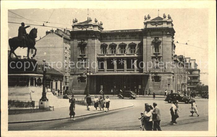 Belgrad Serbien Teilansicht Reiterdenkmal