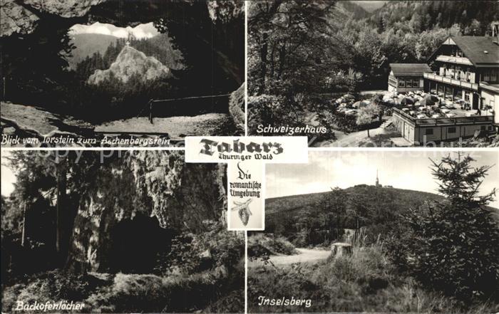 Tabarz Aschenbergstein Schweizerhaus Backofenloecher Inselsberg