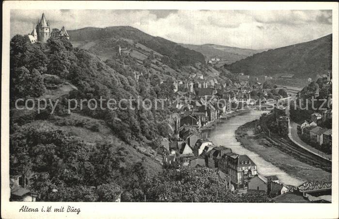 Altena Lenne mit Burg