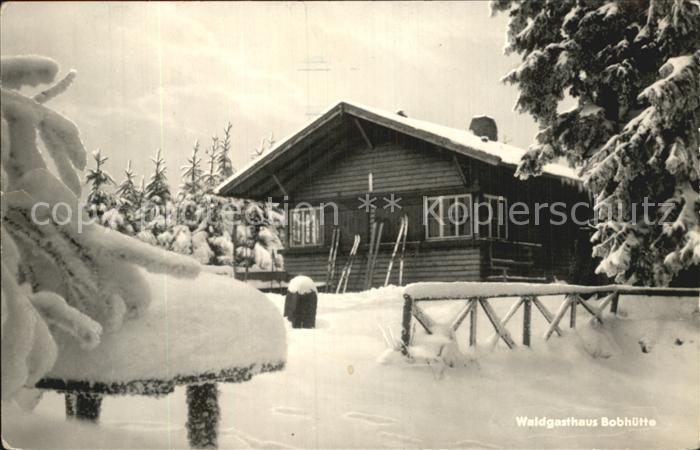 Ilmenau Thueringen Waldgasthaus Bobhuette