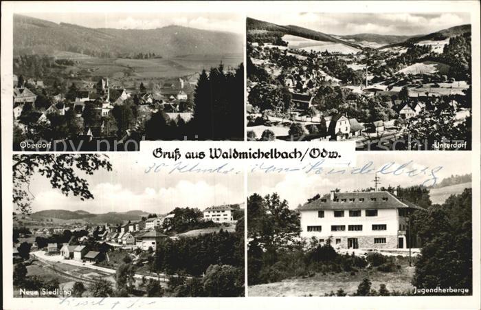 Waldmichelbach Oberdorf Unterdorf Neue Siedlung Jugendherberge