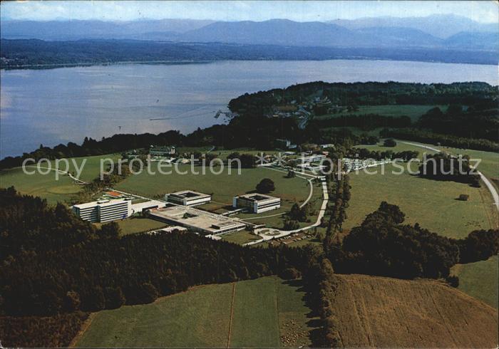 Bernried Starnberger See LVA Oberbayern Klinik Hoehenried Fliegeraufnahme