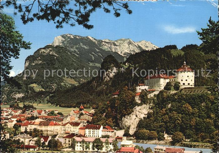 Kufstein Tirol Festung Geroldseck mit Kaisergebirge