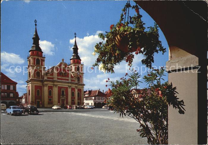Ludwigsburg Marktplatz und ev Stadtkirche