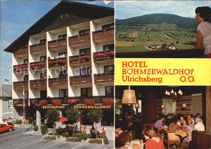 Ulrichsberg Oberoesterreich Hotel Boehmerwaldhof Gaststube Panorama