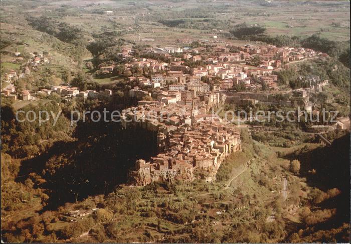 Pitigliano Grosseto Fliegeraufnahme