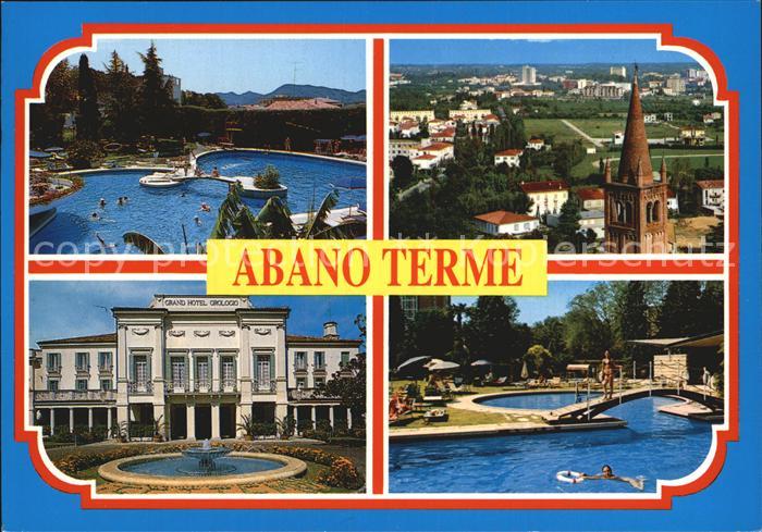 Abano Terme Thermalbecken Panorama Grand Hotel Schwimmbad