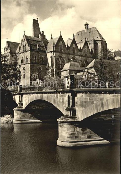 Marburg Lahn Philippsuniversitaet Lahnbruecke