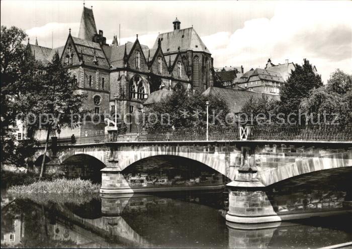 Marburg Lahn Philippsuniversitaet Lahnbruecke