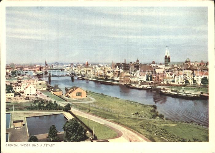 Bremen Weser und Altstadt