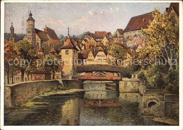 Schwaebisch Hall Solbad Partie am Kocher