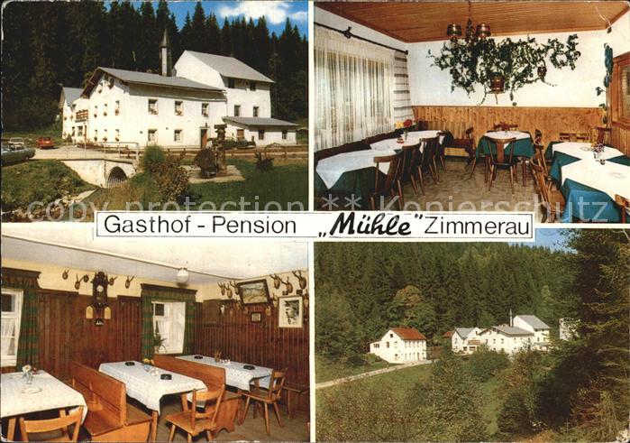 Zimmerau Rinchnach Gasthof Pension Muehle Gastraeume