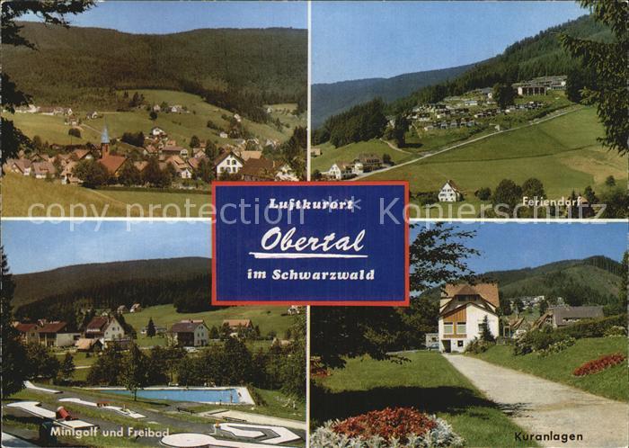 Obertal Baiersbronn Panorama Feriendorf Minigolf Freibad Kuranlagen
