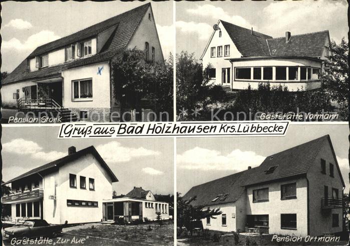 Bad Holzhausen Luebbecke Pension Stork Gaststaetten Vormann und Zur Aue Pension