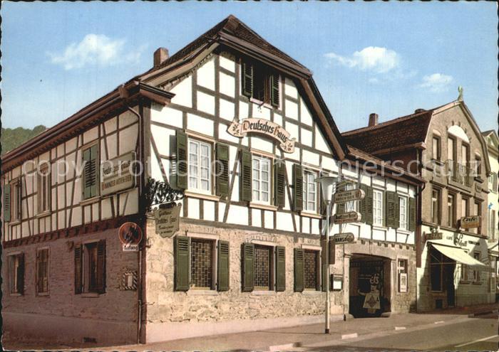 Bad Muenster Stein Ebernburg Gasthaus Deutsches Haus