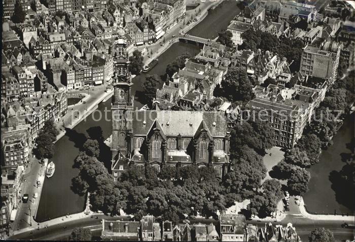 Amsterdam Niederlande Westerkirche Fliegeraufnahme