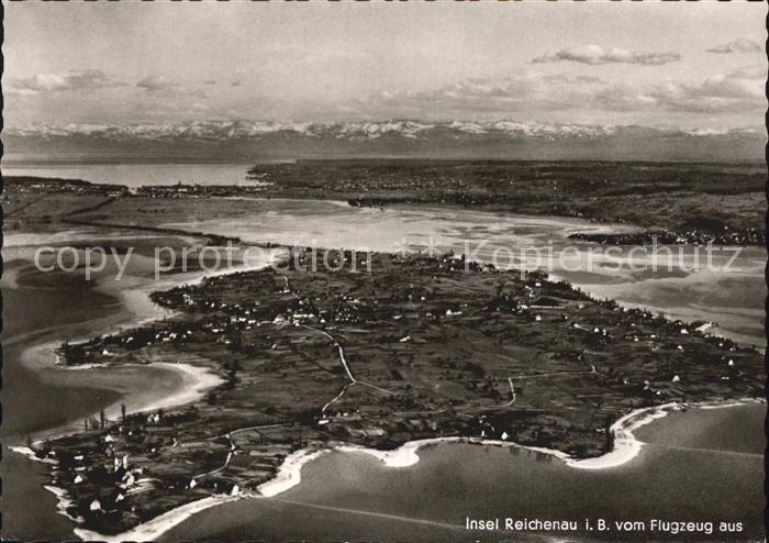 Insel Reichenau Fliegeraufnahme