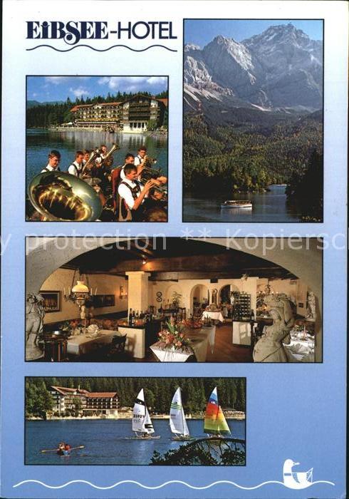 Eibsee Hotel Musikgruppe Gastraum Surfer