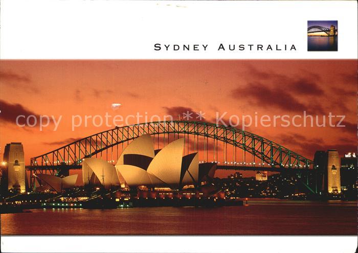 Sydney New South Wales Twilight on Sydney Harbour Sydney Opera