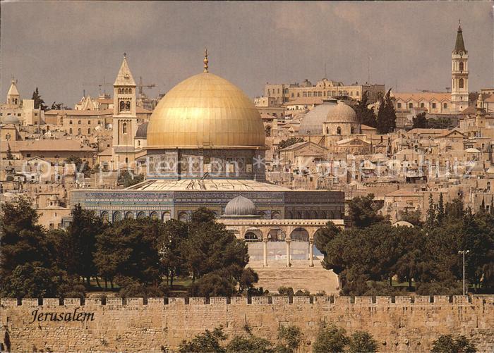 Jerusalem Yerushalayim Stadtblick Tempel