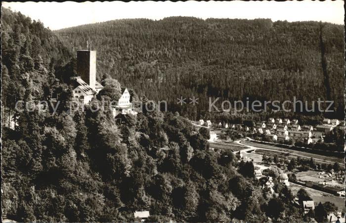 Bad Liebenzell Ortsblick mit Burg