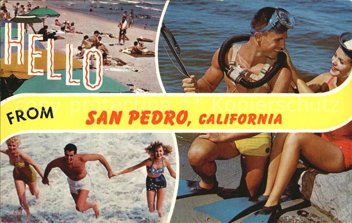 San Pedro California Strand Tauchen