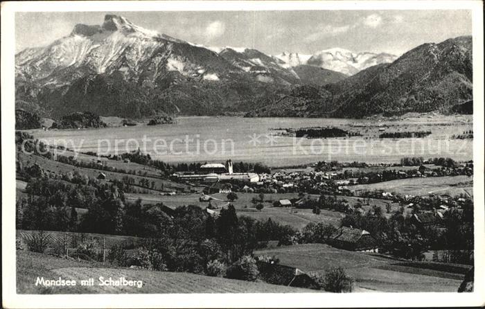 Mondsee Salzkammergut mit Schalberg