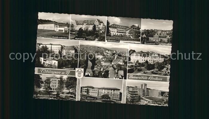 TueBINGEN BW Unikliniken Unfallkrankenhaus Augen Kinder Nerven Frauen Haut Klini