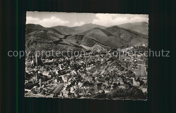 Thann Haut Rhin Elsass Vue generale aerienne