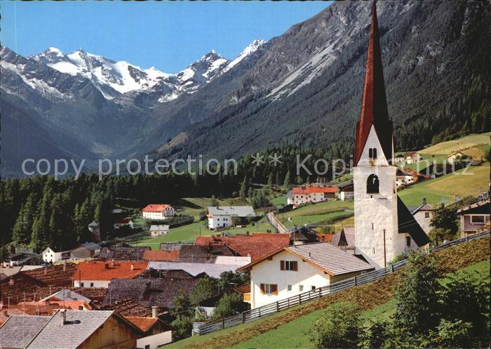 Trins Innsbruck Teilansicht Kirche Stubaier Alpen