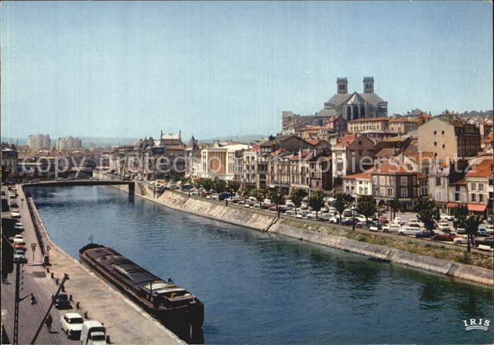 Verdun Meuse Teilansicht Frachtschiff