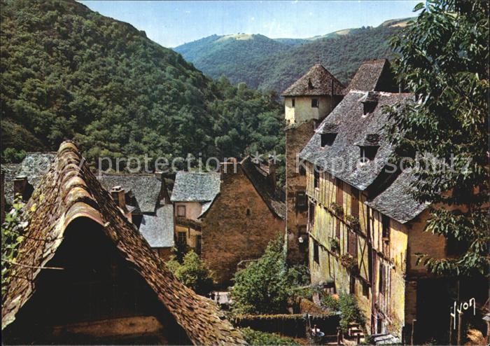 Conques Aveyron Vieilles Maisons