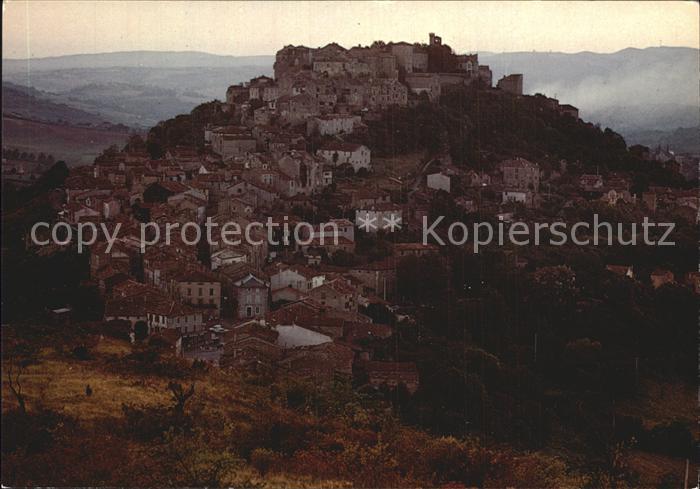 Cordes-sur-Ciel Cite de la Cour du Languedoc Vue generale
