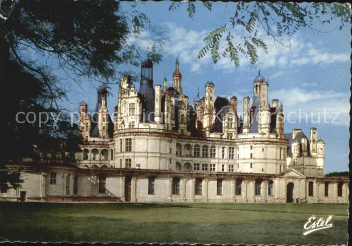 Chambord Blois Le Chateau de Chambord La facade sud