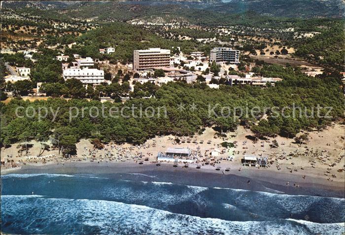 Paguera Mallorca Islas Baleares Vista aerea de sus playas