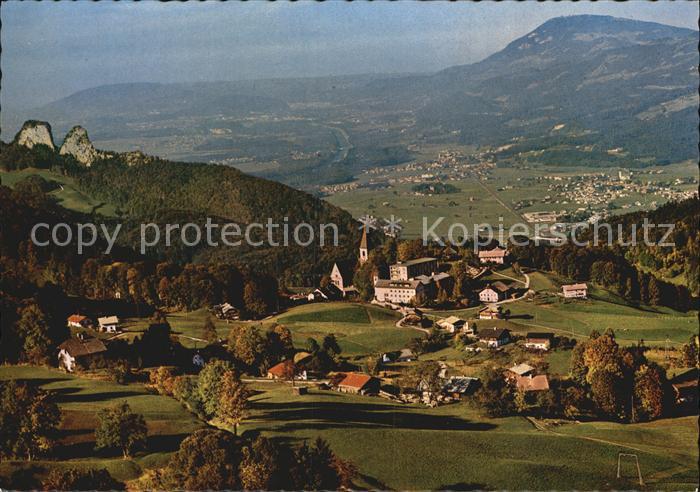 Duerrnberg Hallein mit Barmsteine Salzburg und Gaisberg